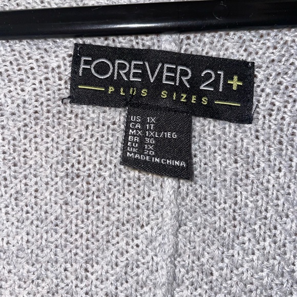 Gray Forever 21 Cardigan - Picture 3 of 3
